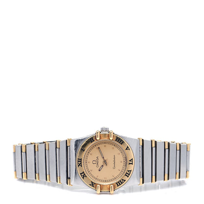 Omega Stainless Steel 18K Yellow Gold 22mm Constellation Quartz Watch Champagne 795.1080 2 of 4