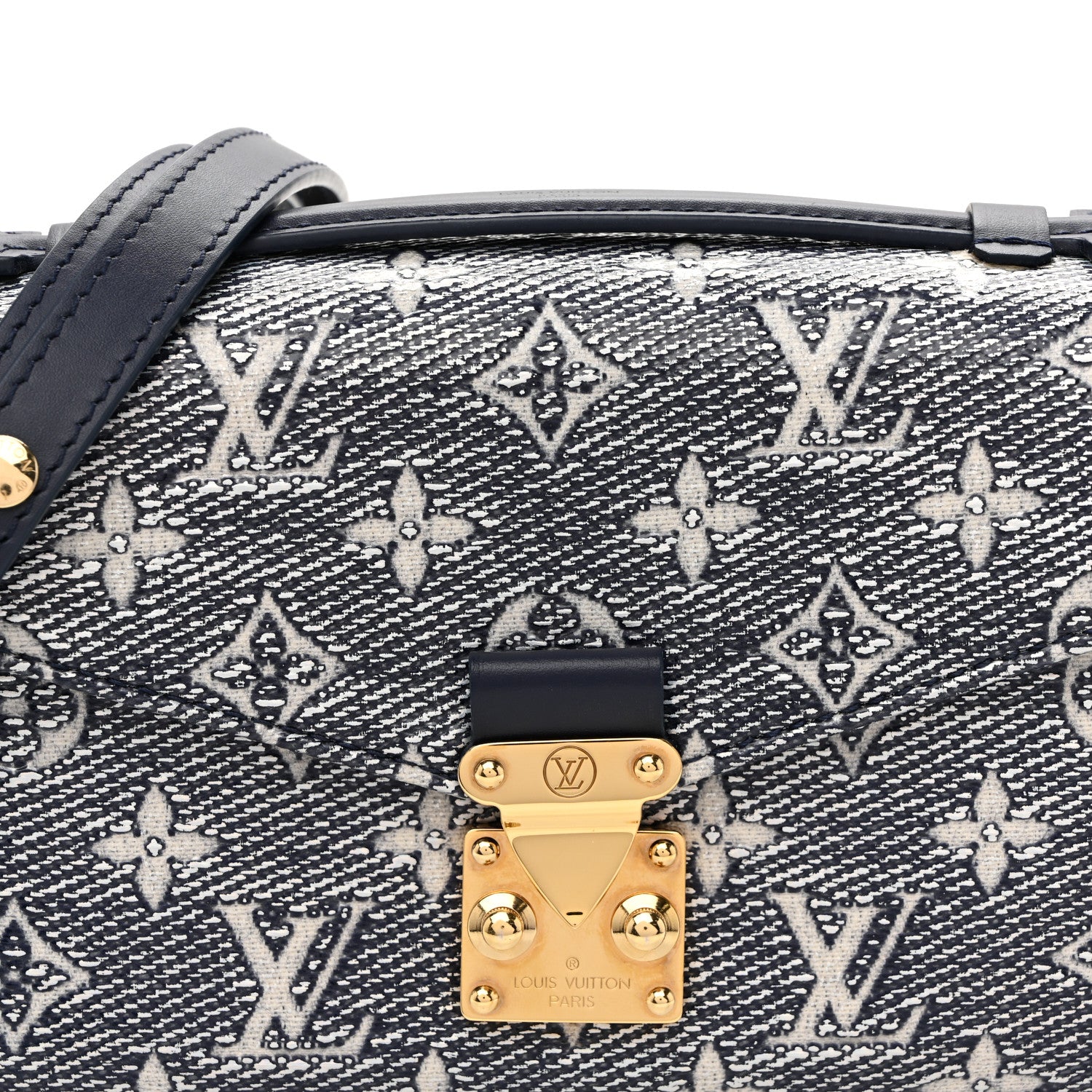 Louis Vuitton Monoglam Pochette Metis East West Blue 7 of 9