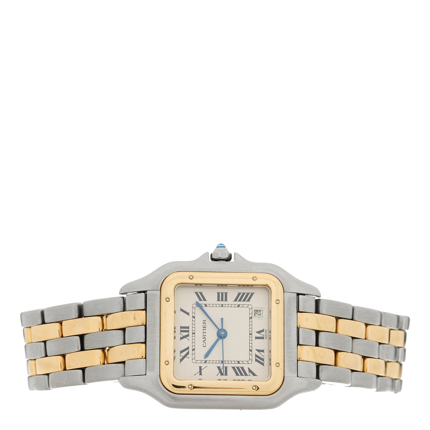 Cartier Stainless Steel 18K Yellow Gold 27mm Panthere Quartz Watch 2 of 4