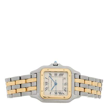 Cartier Stainless Steel 18K Yellow Gold 27mm Panthere Quartz Watch 2 of 4