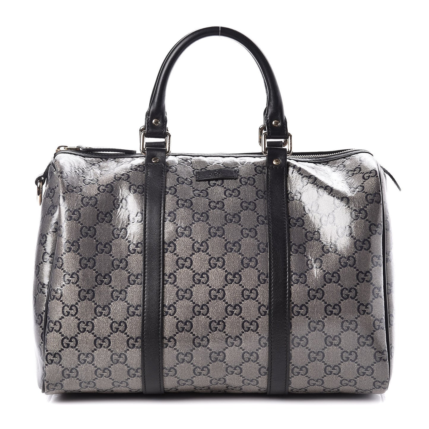 Crystal Monogram Medium Joy Boston Black
