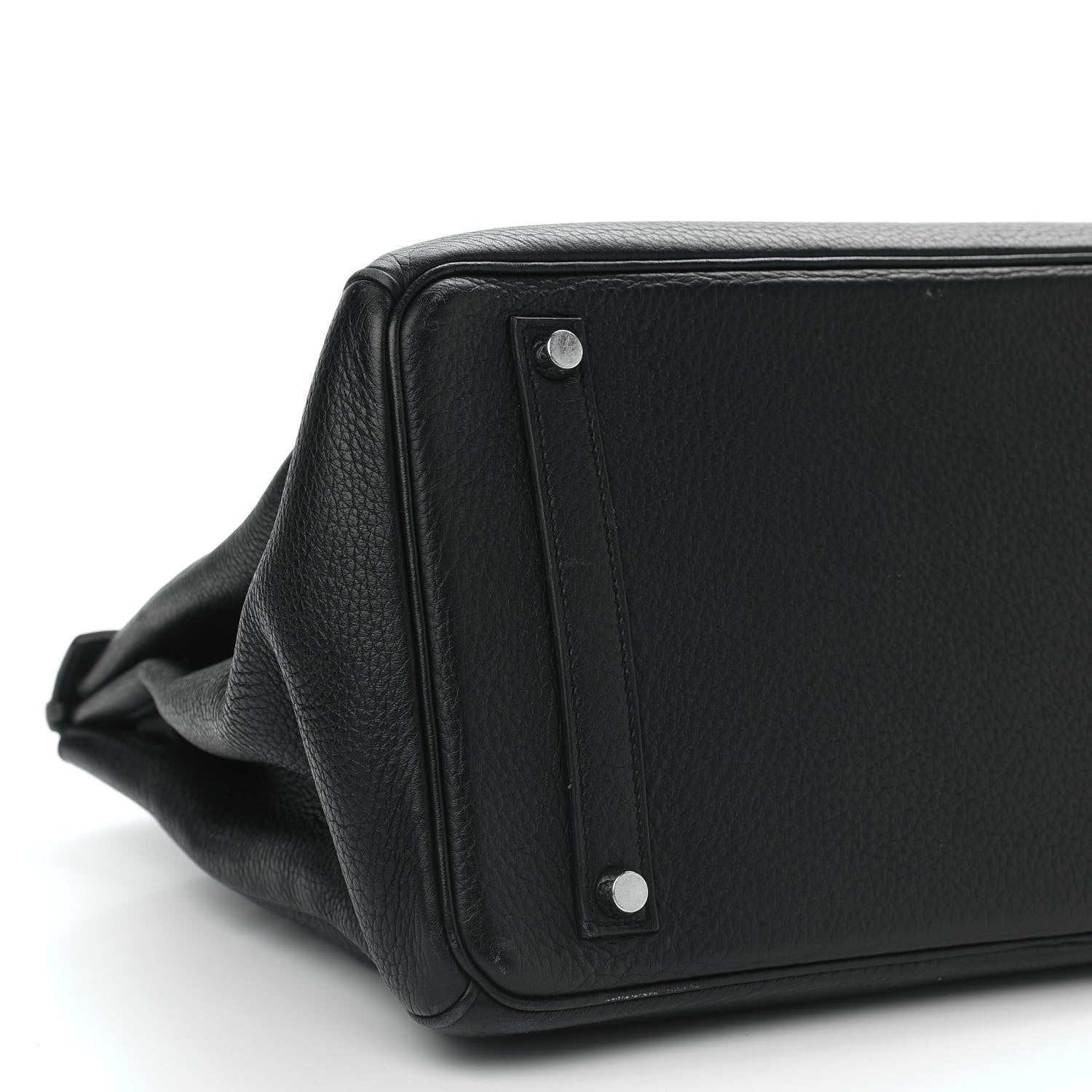 Hermes Taurillon Clemence Birkin 35 Black 7 of 9