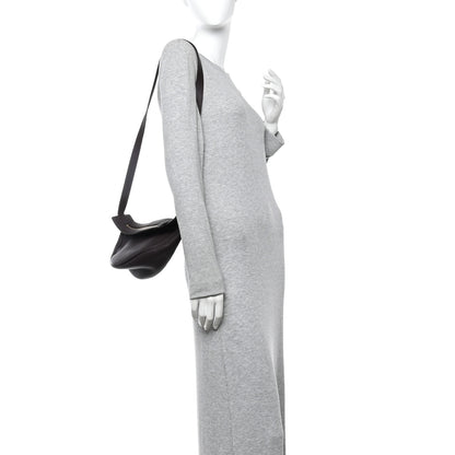 The Row Grained Calfskin Small Slouchy Banana Bag Aubergine 2 of 11