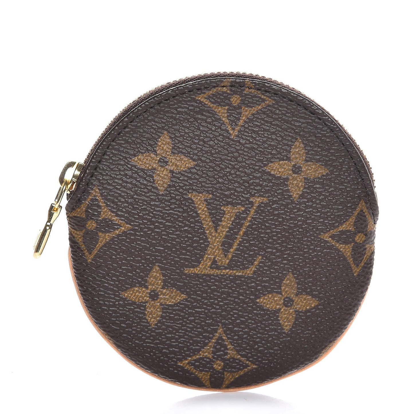Monogram Round Coin Purse