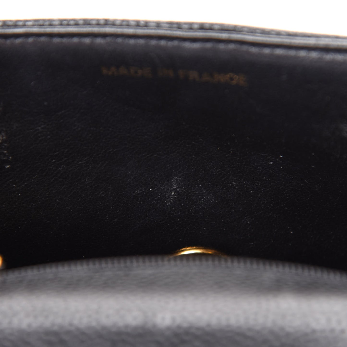 Caviar Horizontal Quilted Mini Square Flap Black