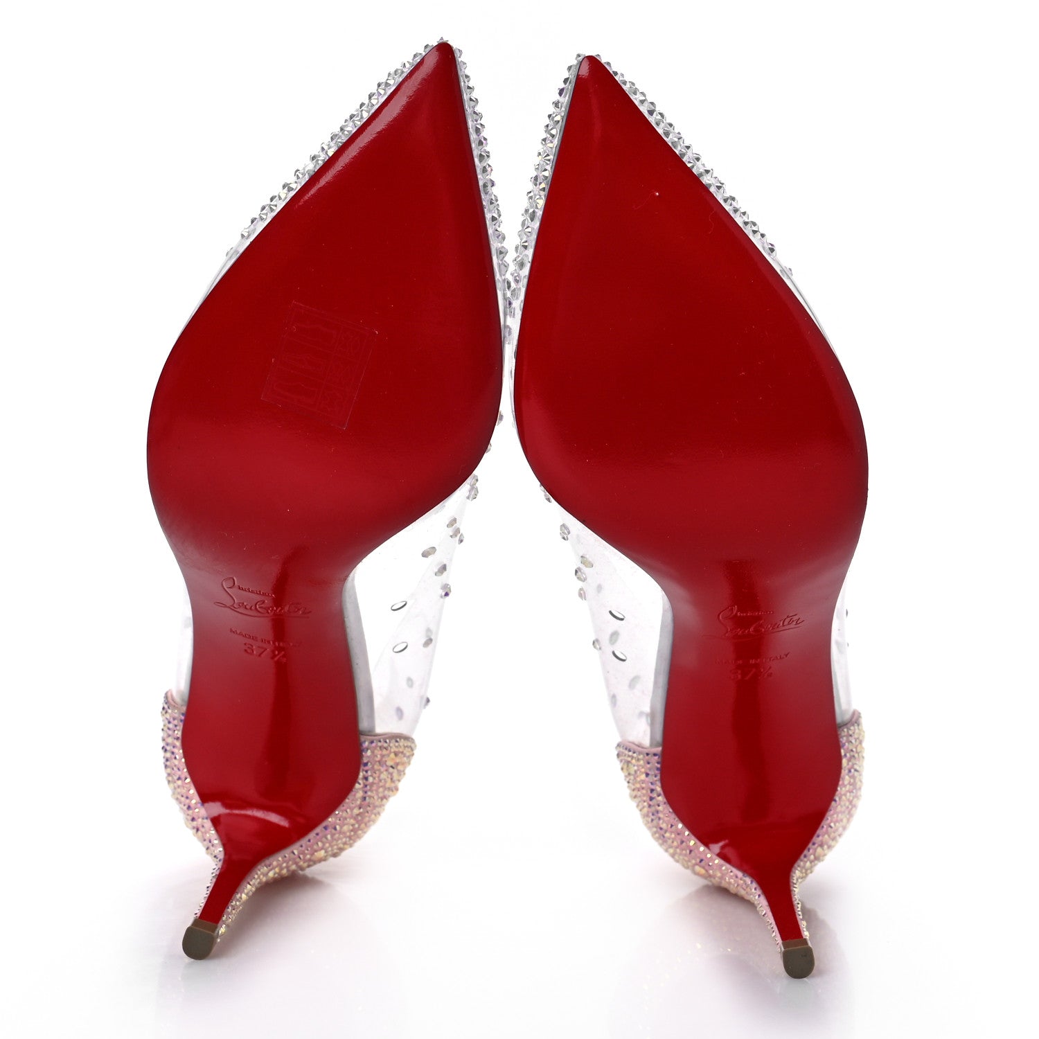 Christian Louboutin PVC Degrastrass 85 Pumps 37.5 Pink Multicolor 6 of 7