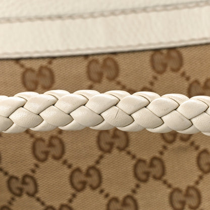 Gucci Monogram Calfskin Medium Bella Flap Bag Off White 12 of 18