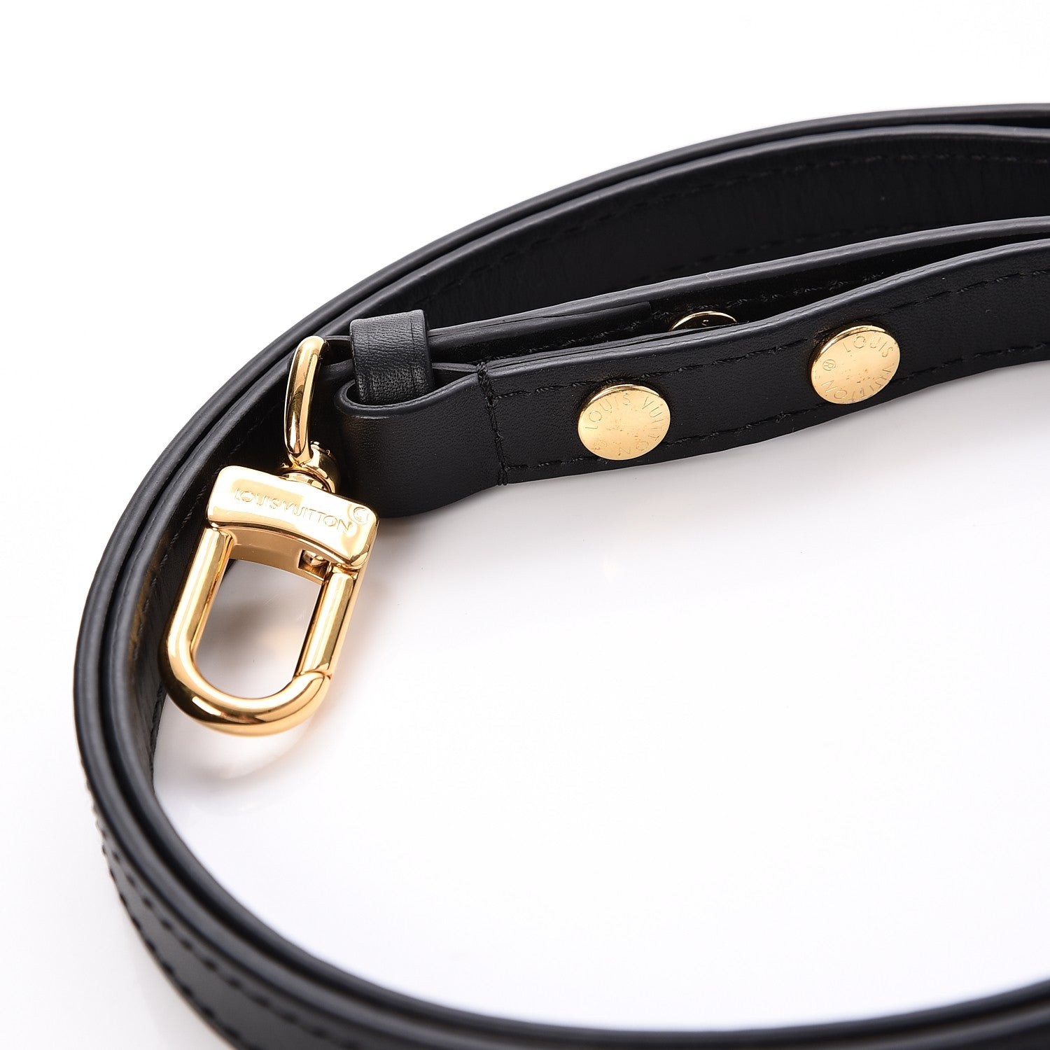 Louis Vuitton Calfskin Neo Noe Shoulder Strap Black 3 of 4