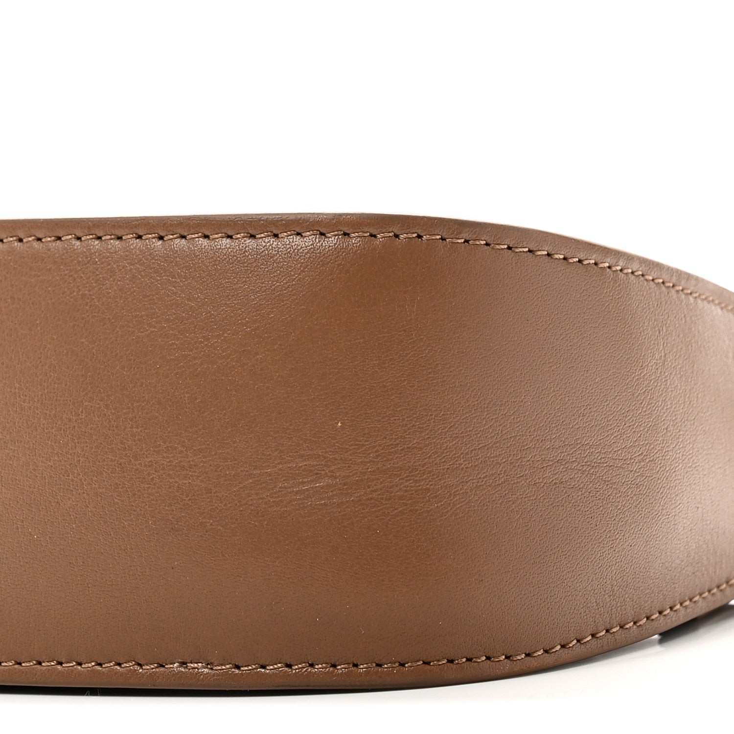 The Row Smooth Calfskin Half Moon Shoulder Bag Chestnut 9 of 9