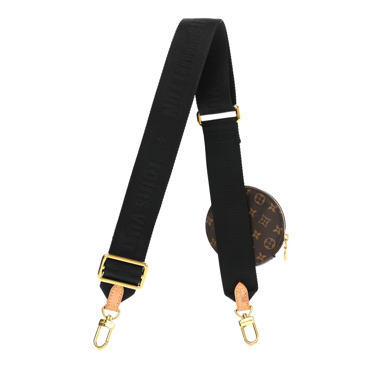 Louis Vuitton Monogram Multi Pochette Accessories Bandouliere Shoulder Strap Black 2 of 5