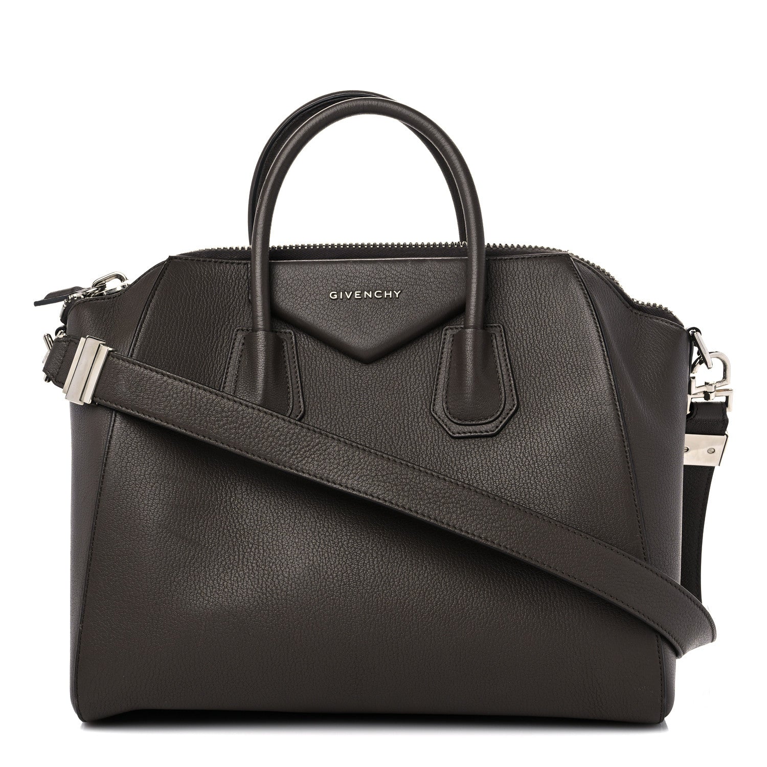 Givenchy Sugar Goatskin Medium Antigona Heather Grey 1 of 16