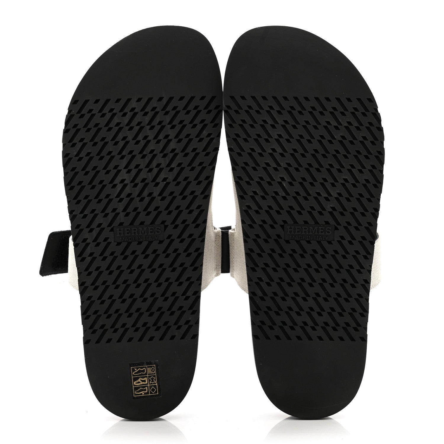 Hermes Toile De Coton Veau Lisse Mens Chypre Sandals 42 Prunoir 5 of 9