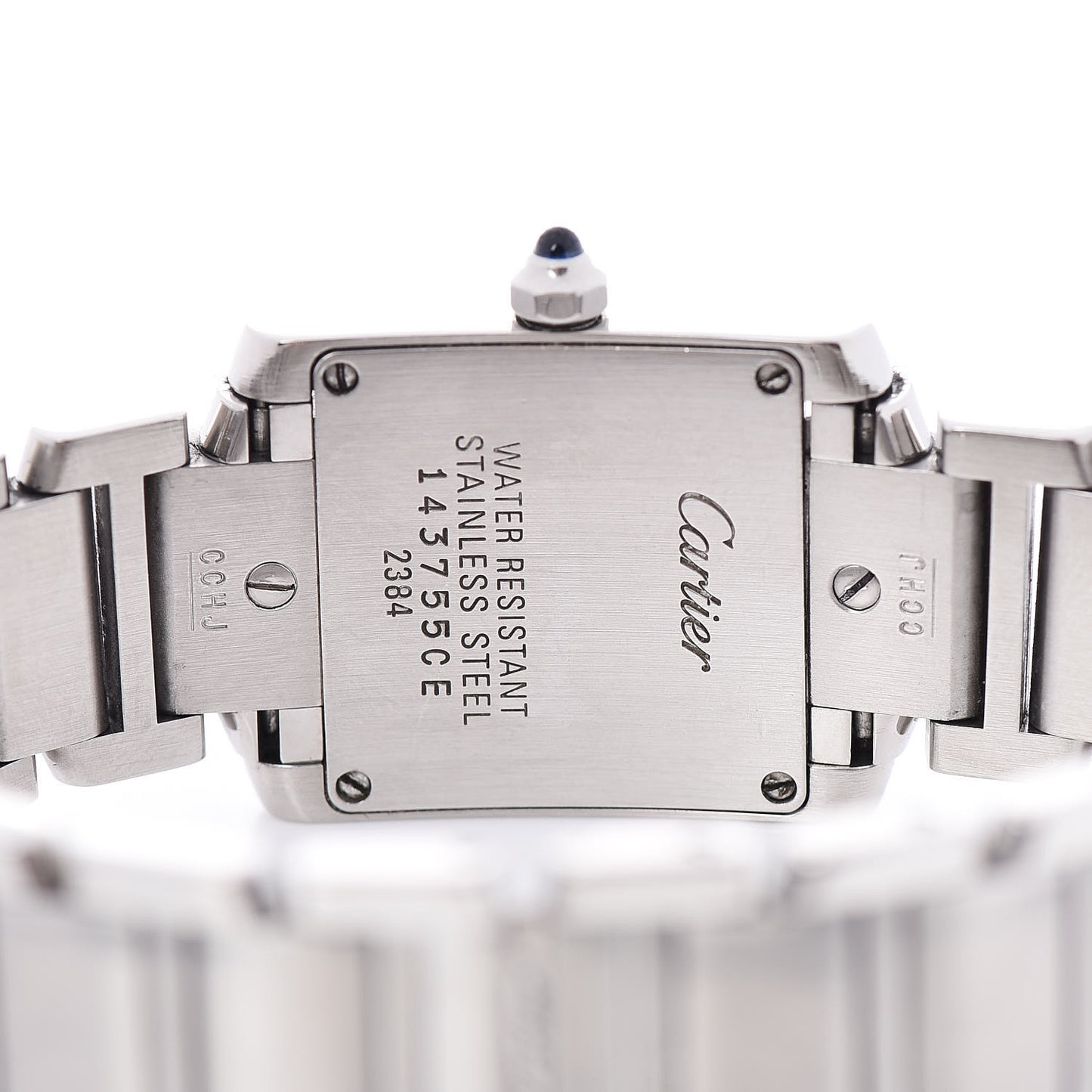 Stainless Steel 20mm Tank Francaise Quartz Watch