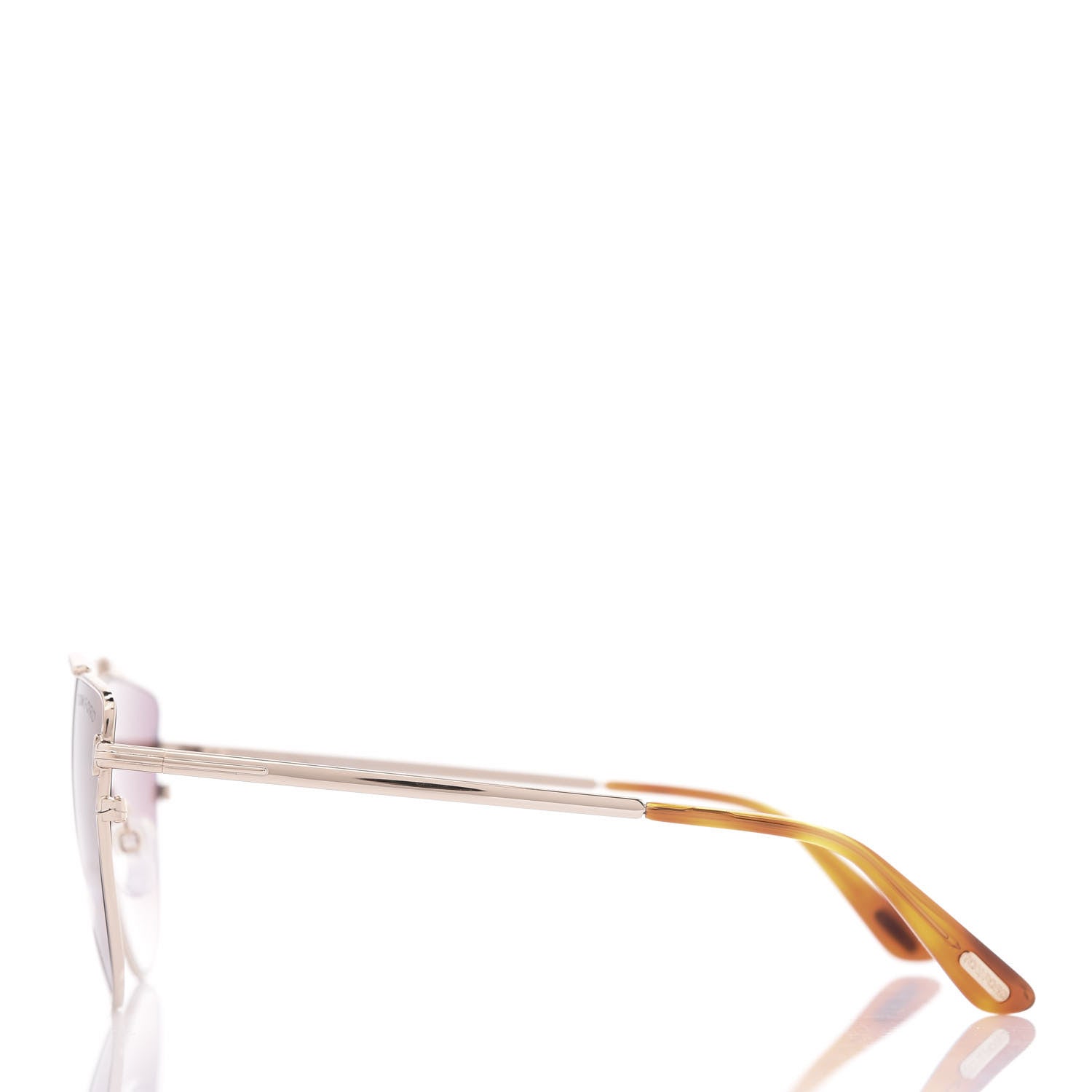 Tom Ford Jacquelyn 02 Aviator Sunglasses TF563 Rose Gold 3 of 8