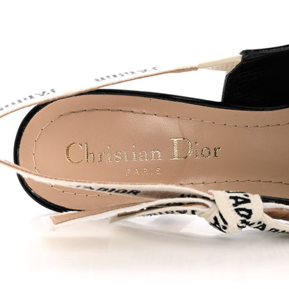 Christian Dior Patent Ribbon J'Adior Slingback 100mm Pumps 35 Black 7 of 11