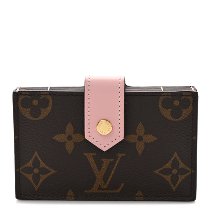 Louis Vuitton Monogram Gusset Card Holder Rose Ballerine 1 of 7