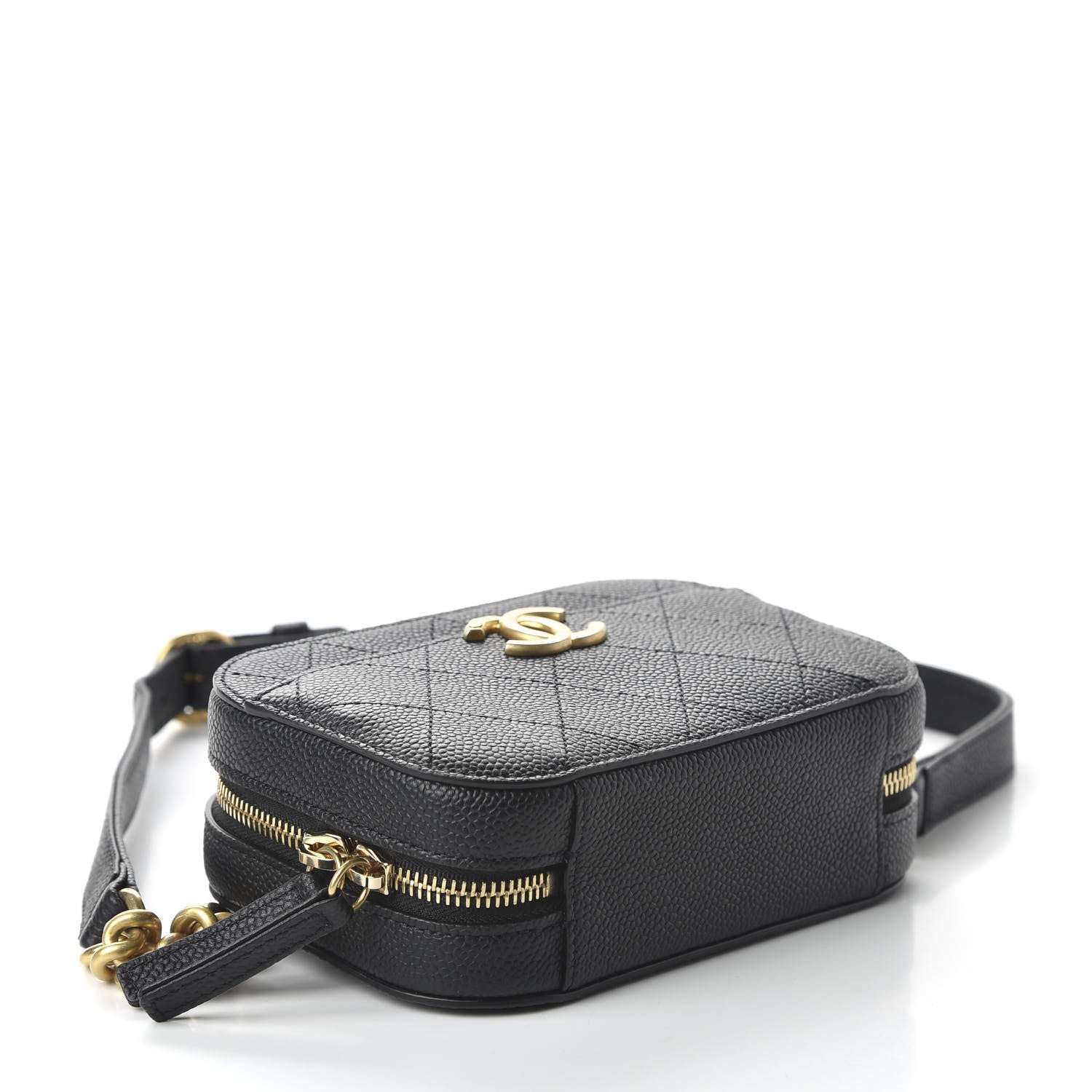 Chanel Caviar Stitched Waist Bag Black 4 of 10