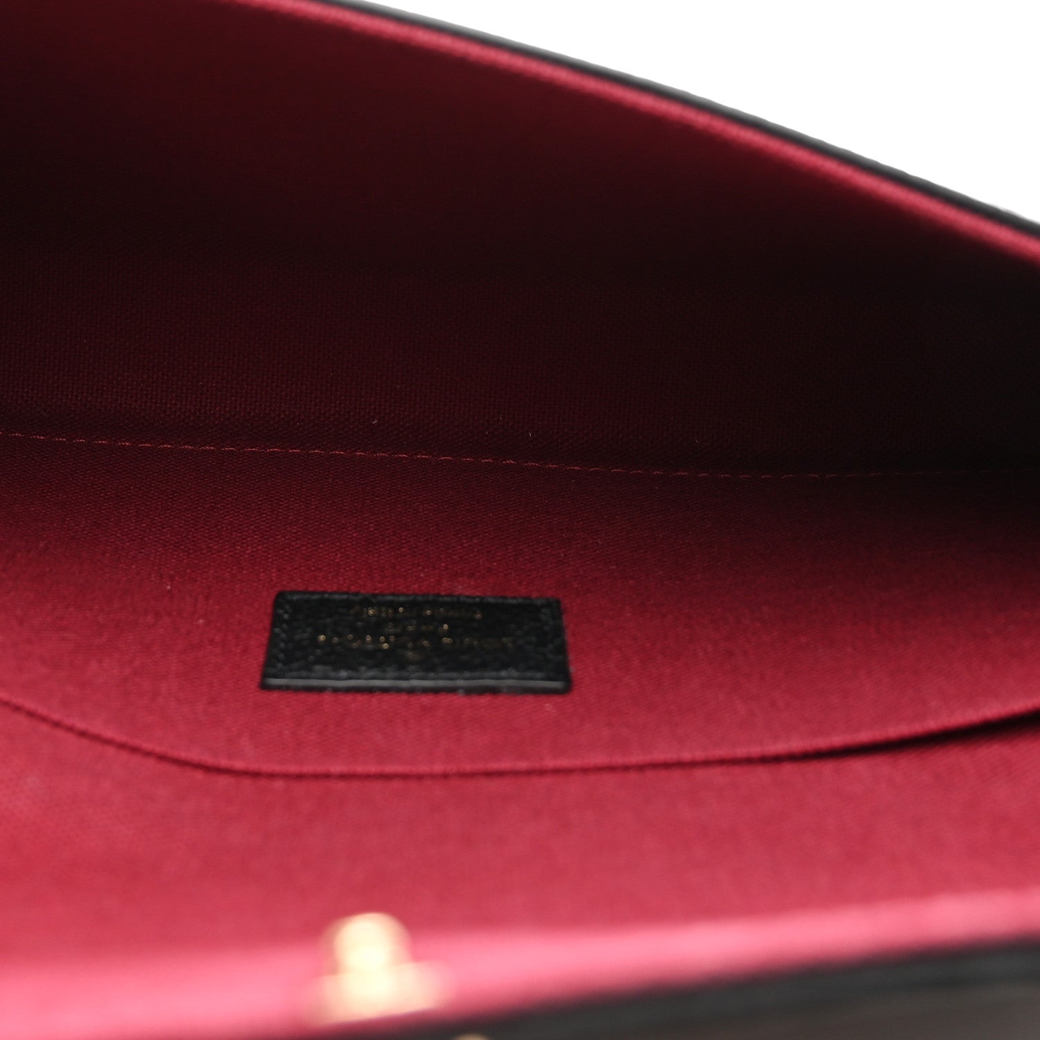 Louis Vuitton Empreinte Monogram Giant Felicie Pochette Black Beige 6 of 11