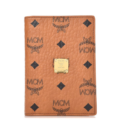 MCM Visetos Heritage Passport Holder Cognac 1 of 12