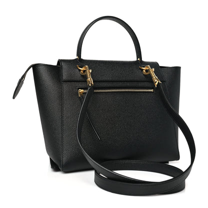 Celine Grained Calfskin Micro Belt Bag Black 3 of 9