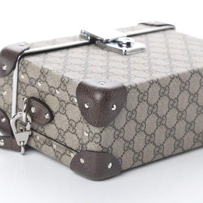 Gucci GG Supreme Monogram Globe-Trotter Beauty Case Brown 5 of 8