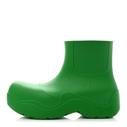 Bottega Veneta Rubber Puddle Ankle Boots 38 Grass 1 of 8