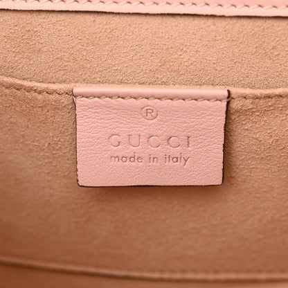 Gucci Calfskin Crystal Star Embroidered Small Padlock Shoulder Bag Perfect Pink Multicolor 6 of 14