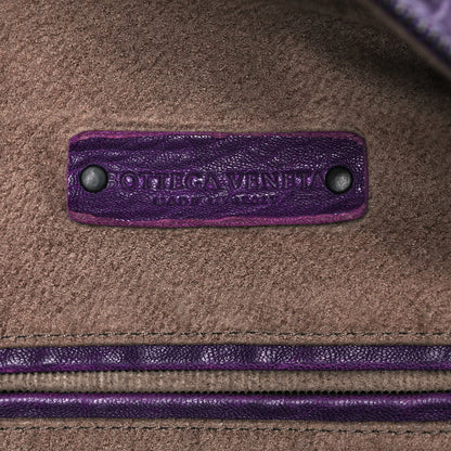 Bottega Veneta Lambskin PVC Intrecciato Tote Purple 6 of 13