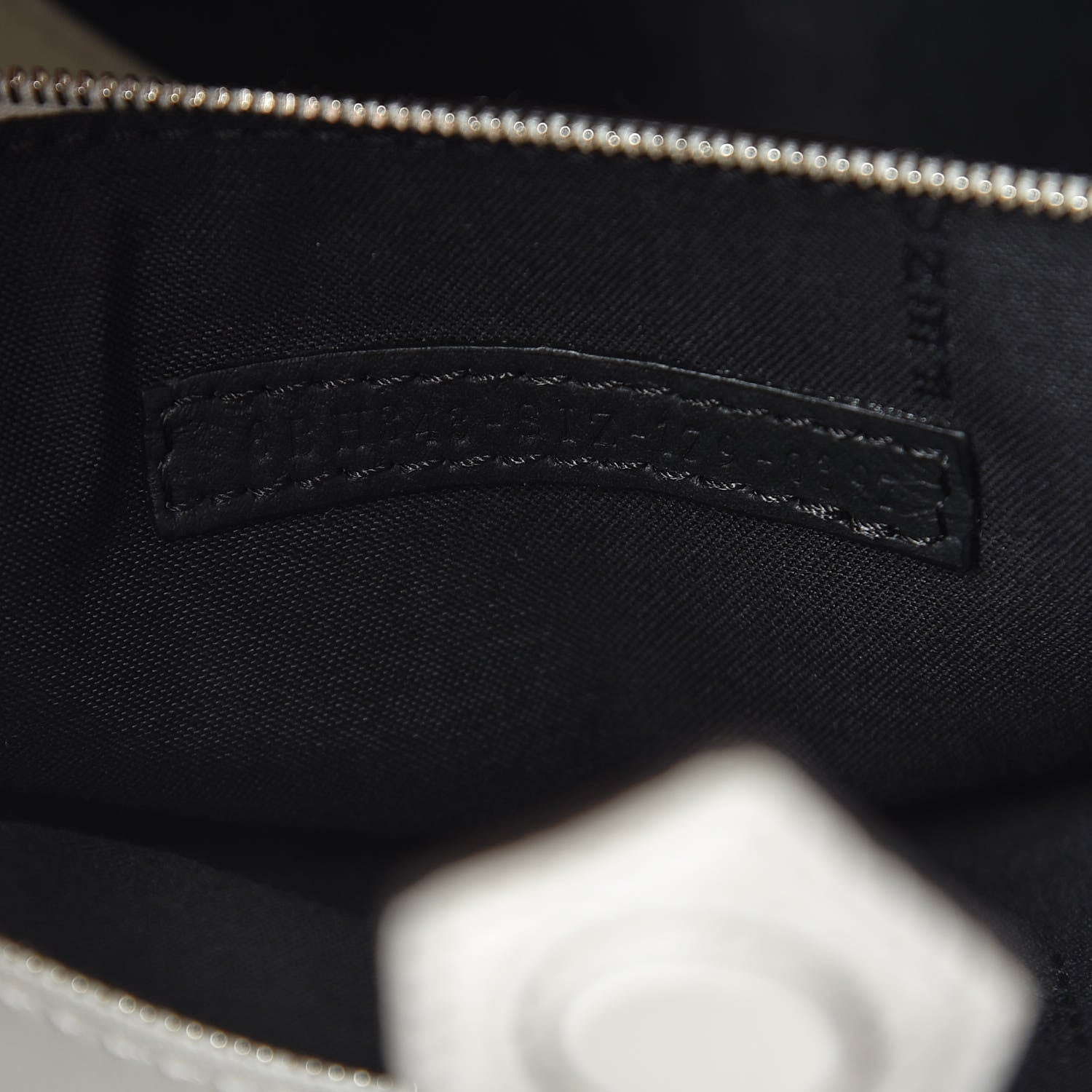 Fendi Vitello Century Opaco F is Fendi Bi-Color Regular Runaway Satchel White Ice Black 8 of 12