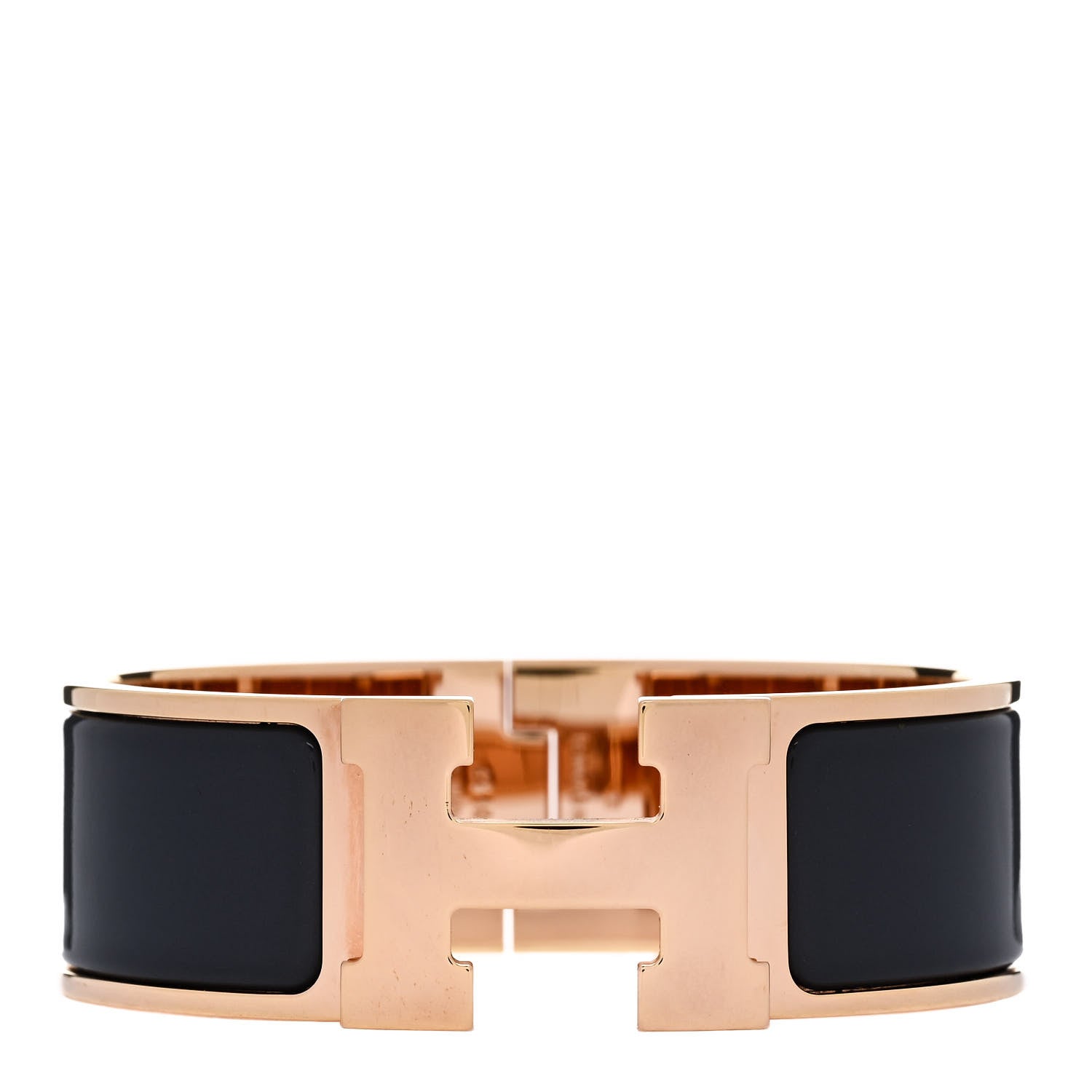 Hermes Enamel Wide Clic Clac H Bracelet GM 1 of 5