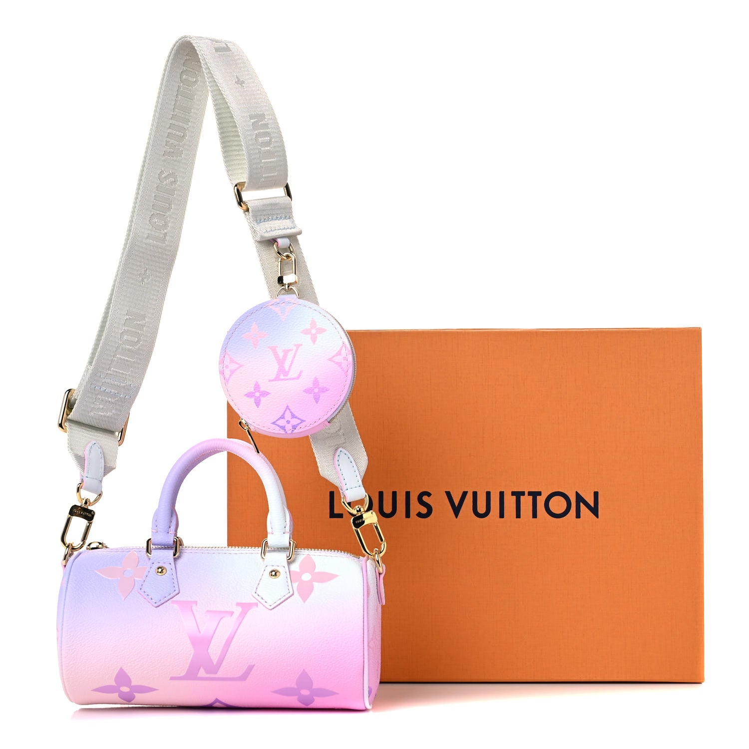 Louis Vuitton Monogram Giant Spring In The City Papillon BB Sunrise Pastel 9 of 9