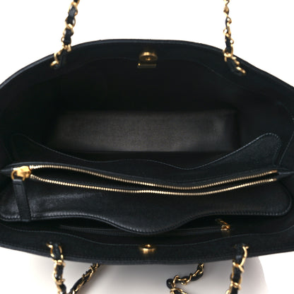 Chanel Caviar Quilted Large Classic Shopping Tote Black 5 of 10