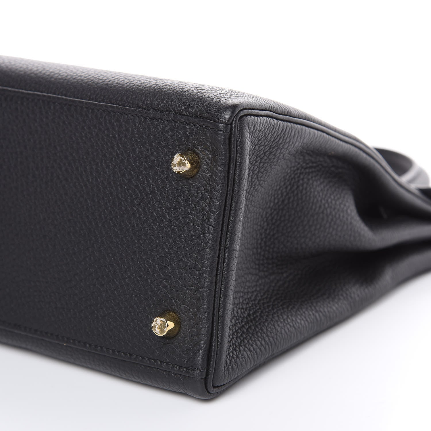 Hermes Togo Kelly Retourne 28 Black 30 of 31