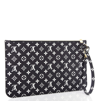 Louis Vuitton Monogram Giant Jungle Neverfull MM GM Pochette Black 3 of 7