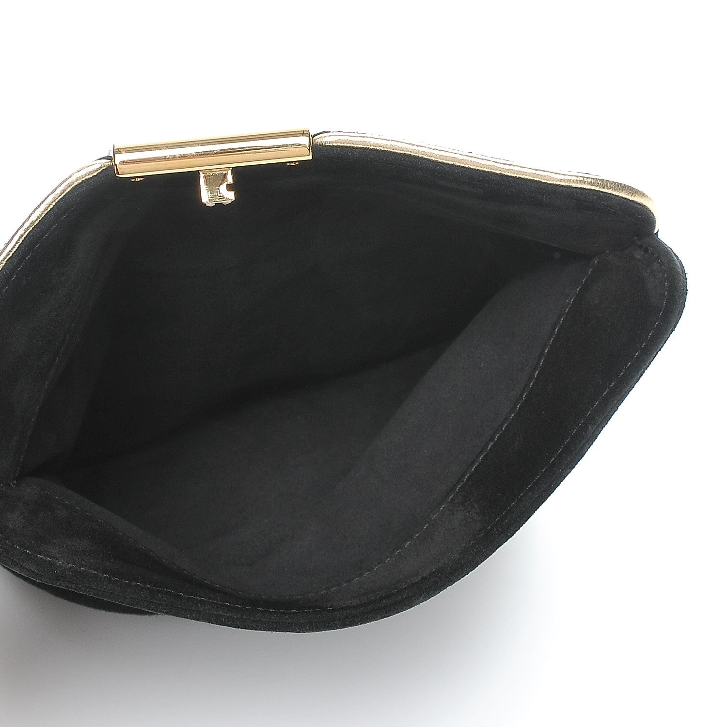 Louis Vuitton Suede SC Slim Clutch Coal 6 of 9