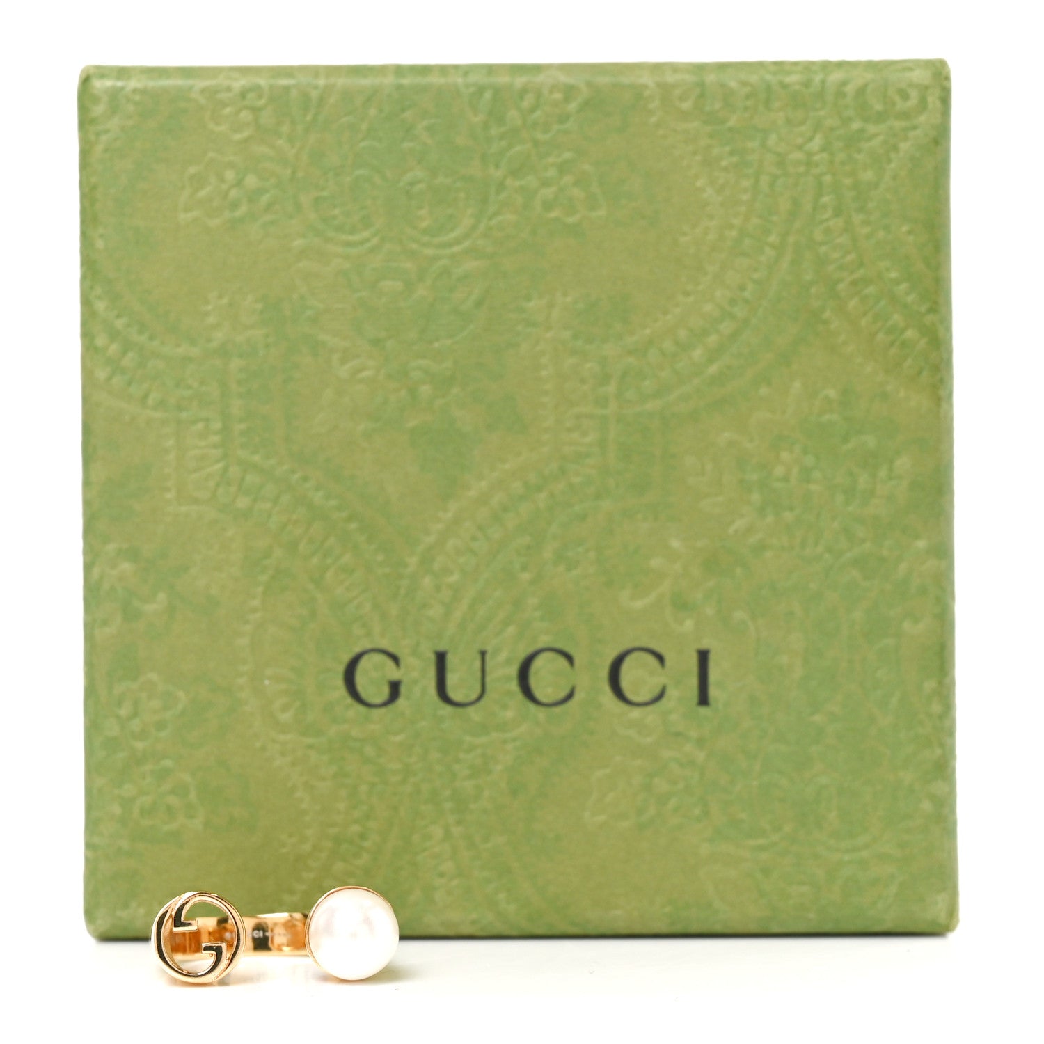 Gucci Metal Pearl GG Blondie Ring S Gold 5 of 5
