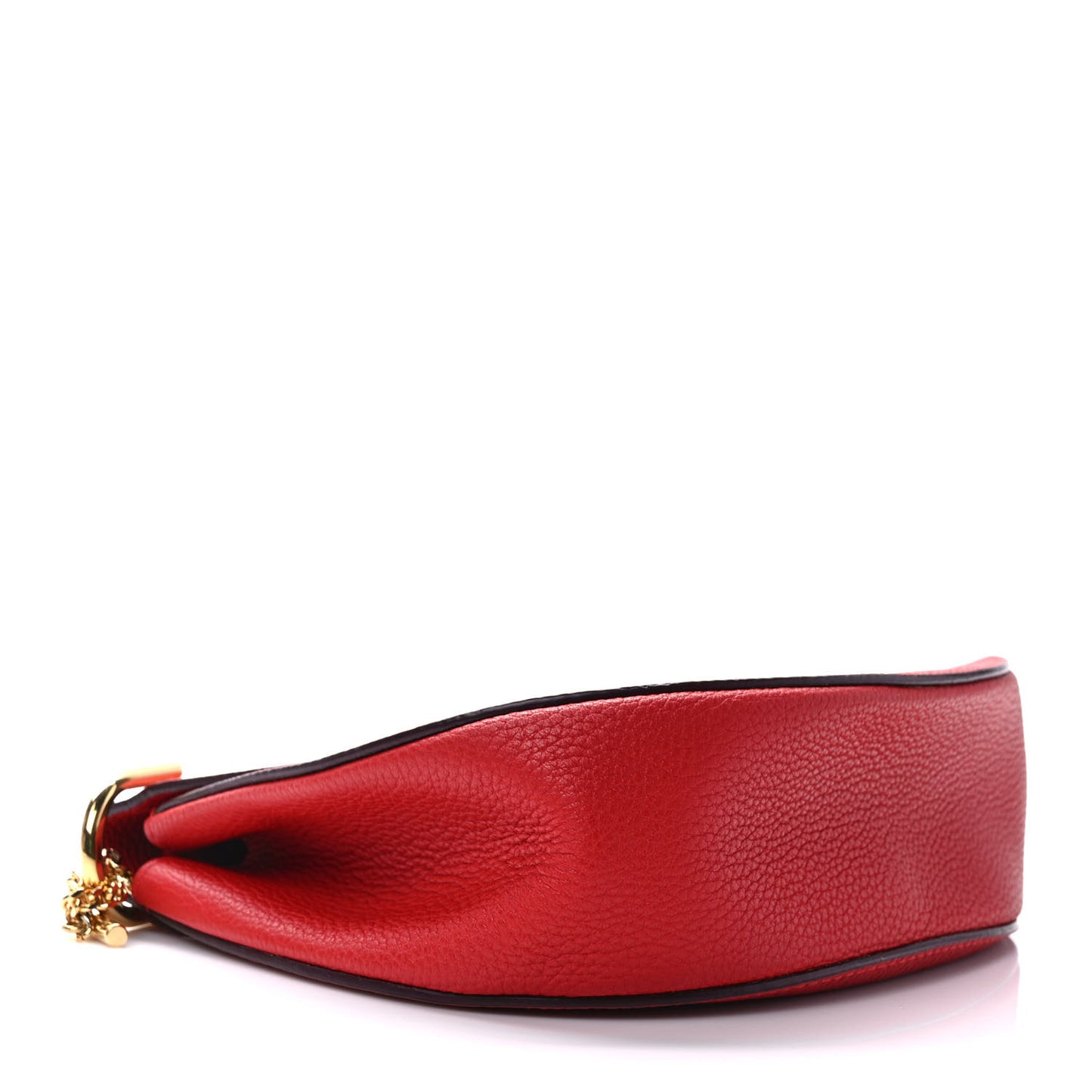 Grained Lambskin Drew Shoulder Bag Plaid Red