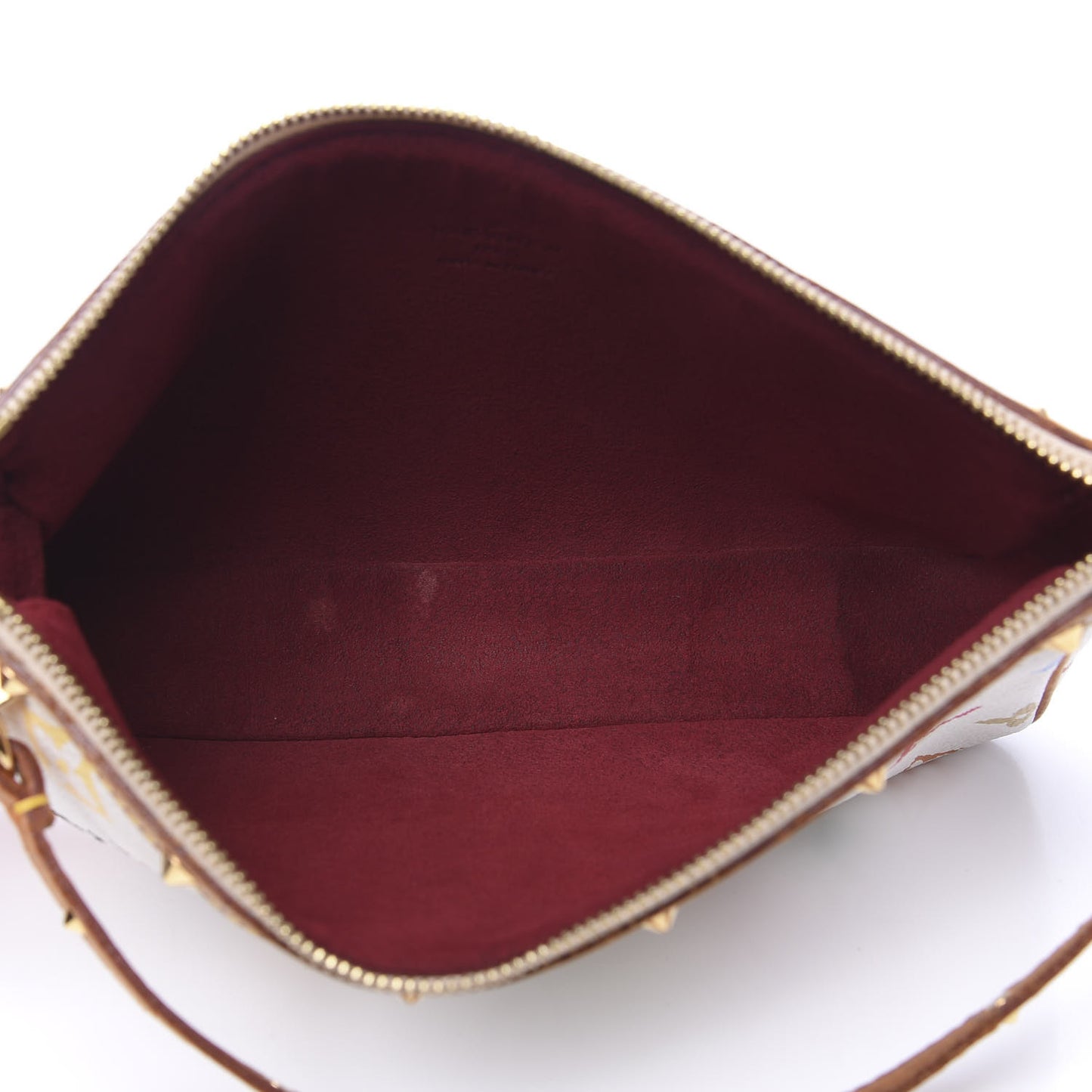 Monogram Multicolor Pochette Accessories White