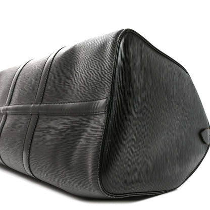 Louis Vuitton Epi Keepall 50 Black 9 of 9