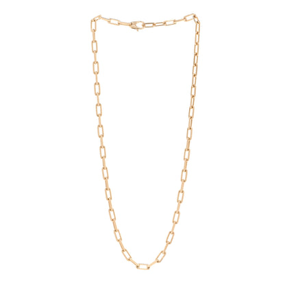 Cartier 18K Yellow Gold SM Santos De Cartier Link Necklace 22" 3 of 5