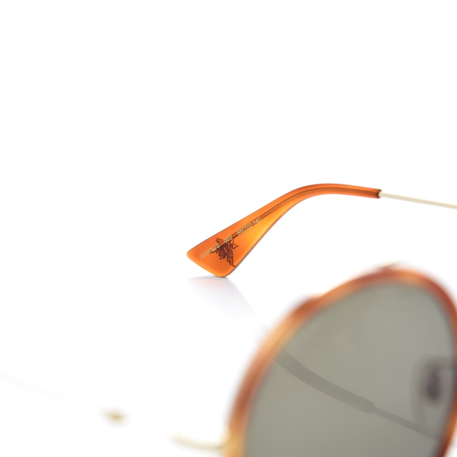 Gucci Round Sunglasses GG0061S Tortoise 6 of 9
