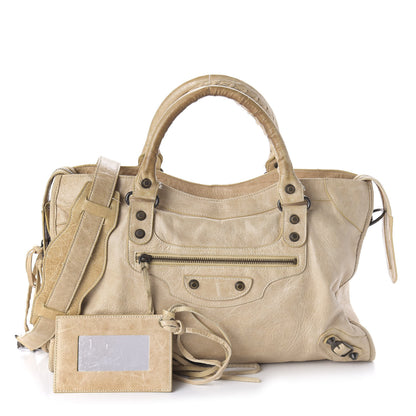 Balenciaga Agneau Classic Hardware City Dune 1 of 13