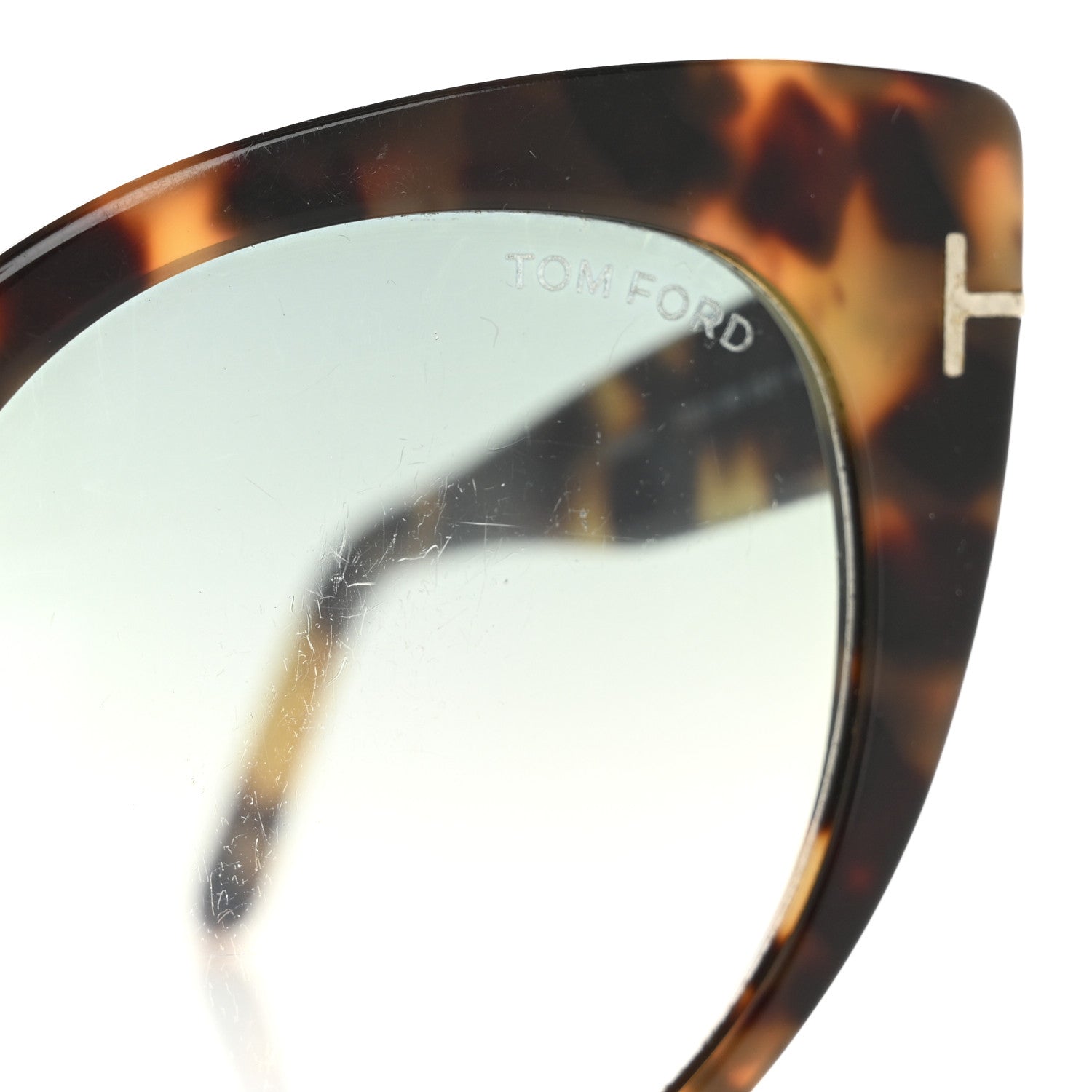 Tom Ford Samantha Cat Eye Sunglasses TF553 Tortoise 1748436