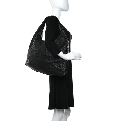 Bottega Veneta Nappa Intrecciato Maxi Veneta Hobo Black 2 of 11