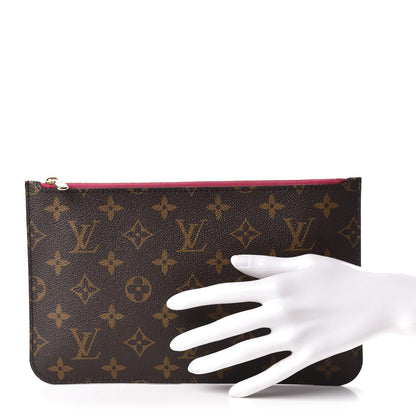 Louis Vuitton Monogram Neverfull MM GM Pochette Pivoine 2 of 10