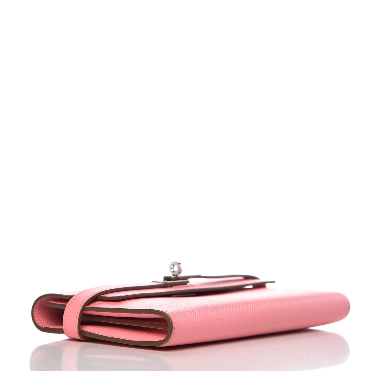 Epsom Kelly Longue Wallet Rose Confetti