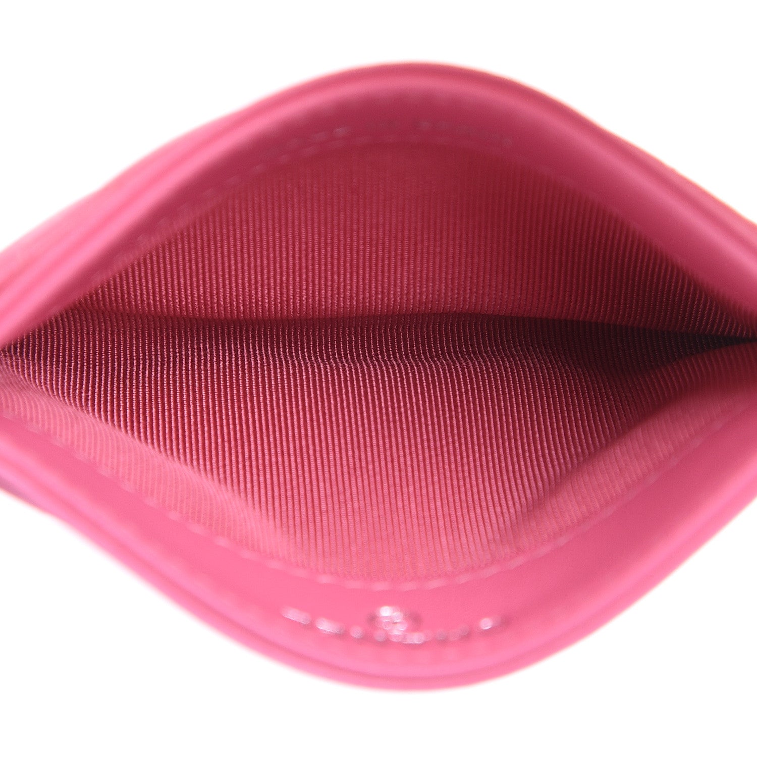 Chanel Lambskin Quilted Card Holder Pink 5 of 9