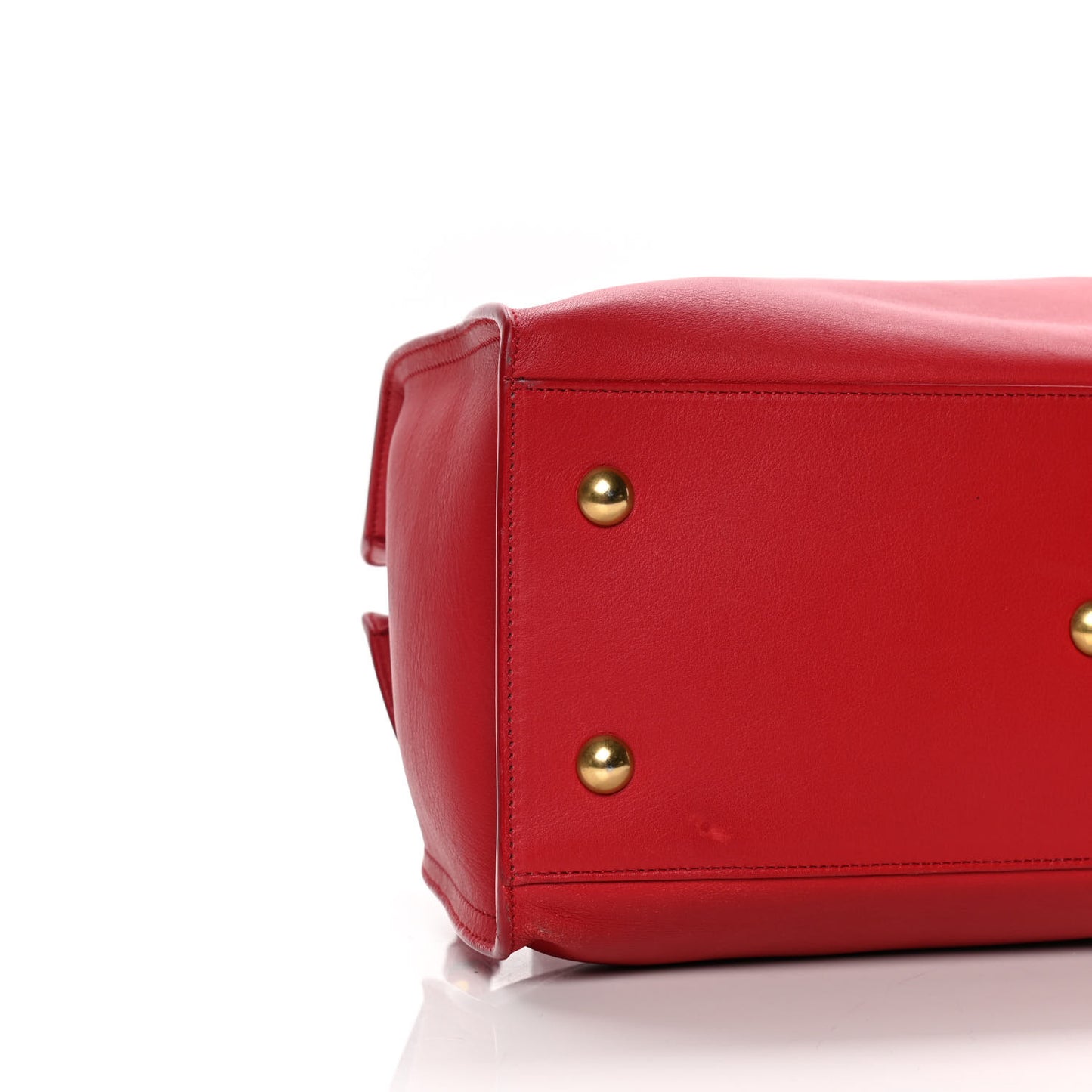 Calfskin Small Classic Y Cabas Red