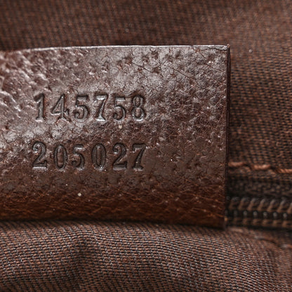 Gucci GG Monogram Web Pop Tote Dark Brown 7 of 10