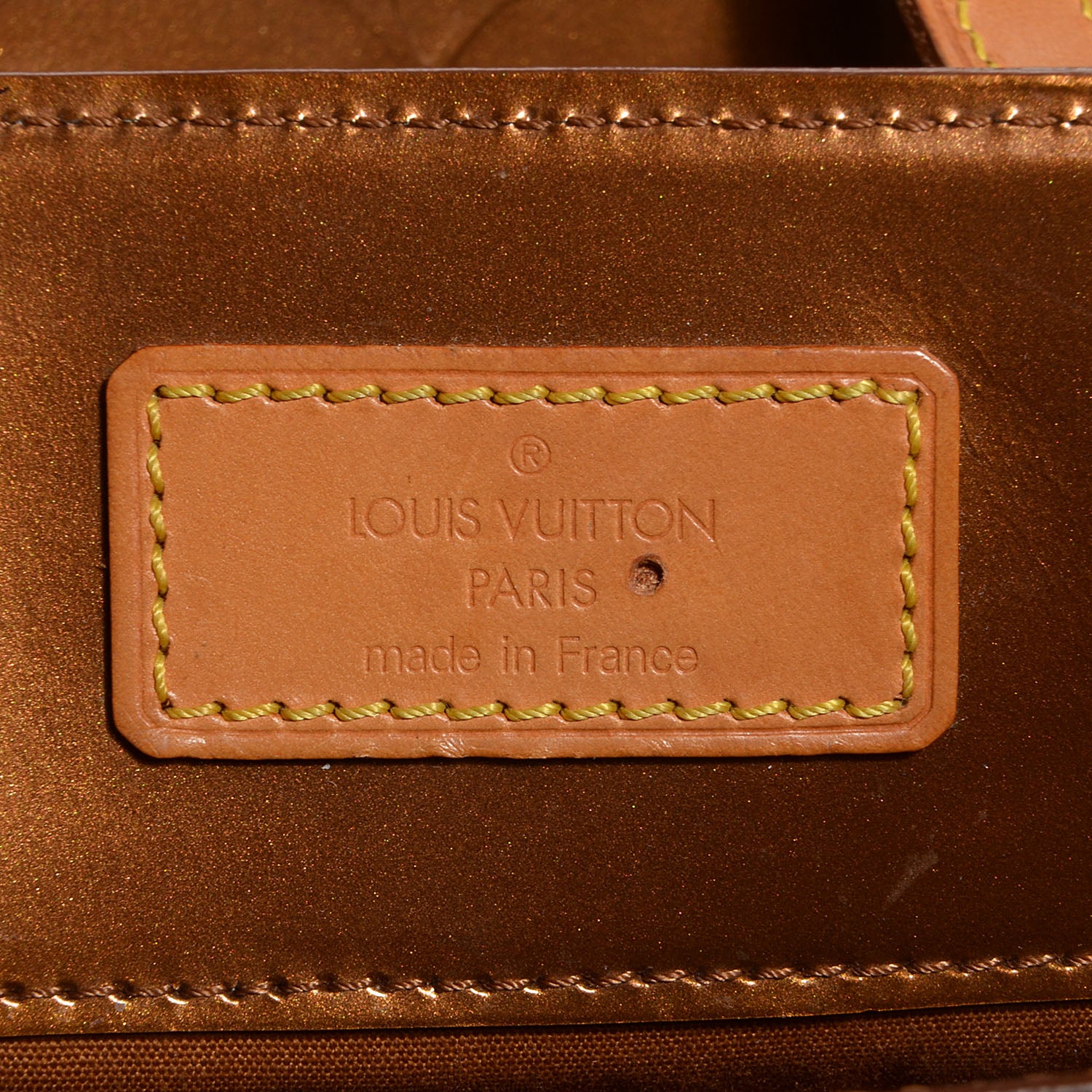Louis Vuitton Vernis Reade MM Bronze 6 of 7